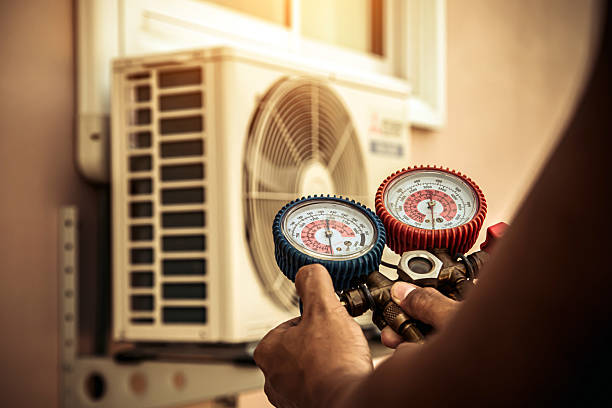 Professional Hvac technician working in Chatfield, MN